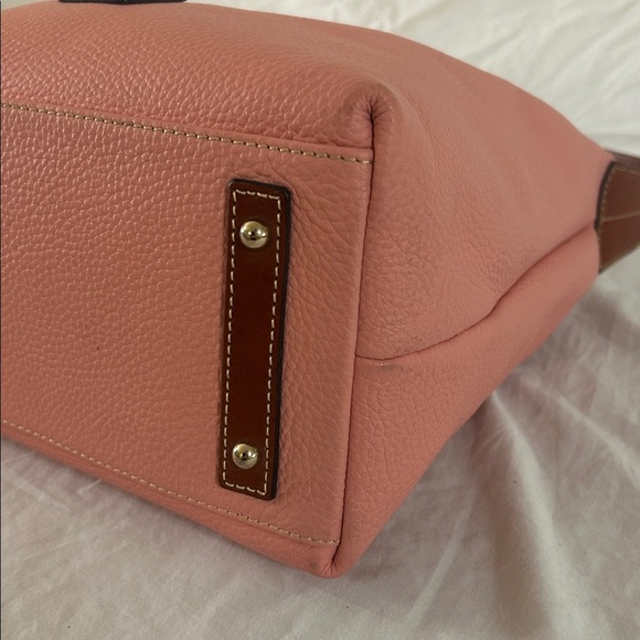 DOONEY & BOURKE Pebble Grain PAIGE SAC HOBO/Shoulder Bag~Pale Pink New - Picture 7 of 12